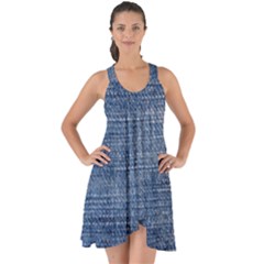 Jeans Show Some Back Chiffon Dress by nateshop