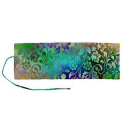 Flower Nature Petal  Blossom Roll Up Canvas Pencil Holder (m) by Ravend