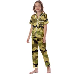 Texture 2 Kids  Satin Short Sleeve Pajamas Set by nateshop