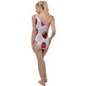 Strawberry Fruit Pattern Background To One Side Swimsuit View2