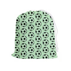 Pattern Ball Soccer Background Drawstring Pouch (xl) by Wegoenart