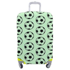 Pattern Ball Soccer Background Luggage Cover (medium) by Wegoenart