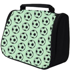 Pattern Ball Soccer Background Full Print Travel Pouch (big) by Wegoenart