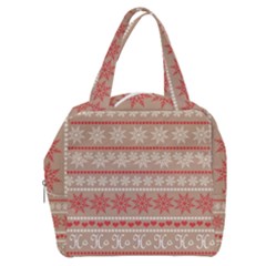 Christmas-pattern-background Boxy Hand Bag by nateshop