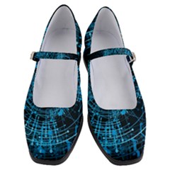 Network Circuit Board Trace Women s Mary Jane Shoes by Ravend