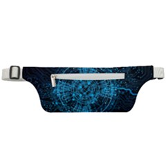 Network Circuit Board Trace Active Waist Bag by Ravend