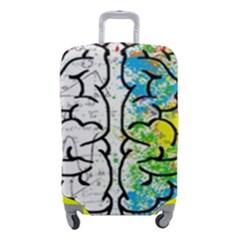 Brain Mind Psychology Idea Drawing Luggage Cover (small) by Wegoenart