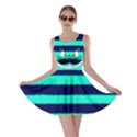 Cheshire Cat Skater Dress (green/blue) View1