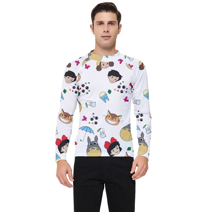 My Neighbor Totoro Cartoon Men s Long Sleeve Rash Guard