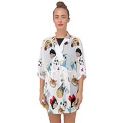 My Neighbor Totoro Cartoon Half Sleeve Chiffon Kimono by danenraven