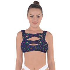 Number Digit Learning Education Bandaged Up Bikini Top by Wegoenart