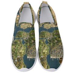 Map Illustration Grand Theft Auto Men s Slip On Sneakers by danenraven