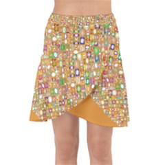 Calendar -1 Wrap Front Skirt by nateshop