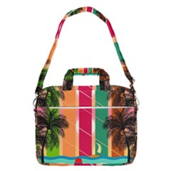 Beach Summer Wallpaper Macbook Pro 16  Shoulder Laptop Bag by Ravend