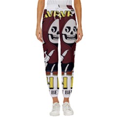 Halloween Cropped Drawstring Pants by Sparkle