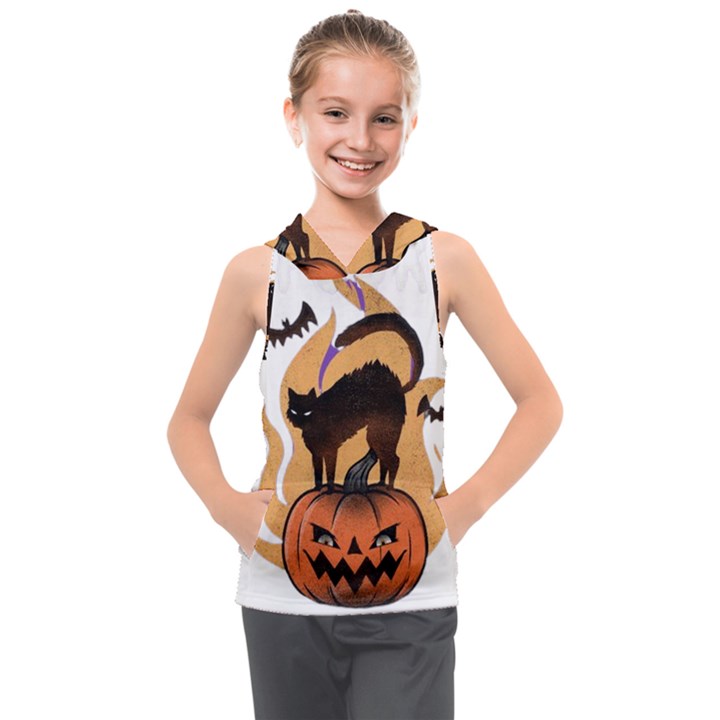 Halloween Kids  Sleeveless Hoodie