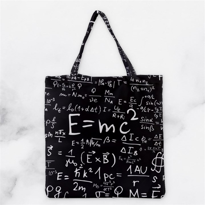 Science Einstein Formula Mathematics Physics Grocery Tote Bag