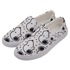 Dog Pattern Men s Canvas Slip Ons by Jancukart