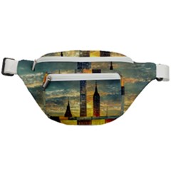 New York City Sunset Dusk Twilight Fanny Pack by Wegoenart