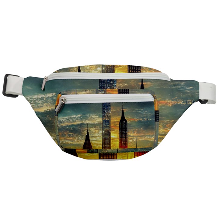 New York City Sunset Dusk Twilight Fanny Pack