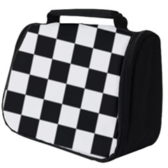 Chess Board Background Design Full Print Travel Pouch (big) by Wegoenart