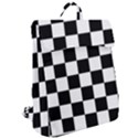 Chess board background design Flap Top Backpack View2