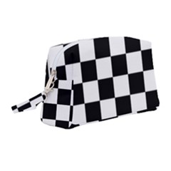 Chess Board Background Design Wristlet Pouch Bag (medium) by Wegoenart