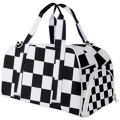 Chess Board Background Design Burner Gym Duffel Bag by Wegoenart