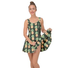 Pineapple Green Inside Out Casual Dress by ConteMonfrey