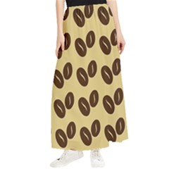 Coffee Beans Maxi Chiffon Skirt by ConteMonfrey