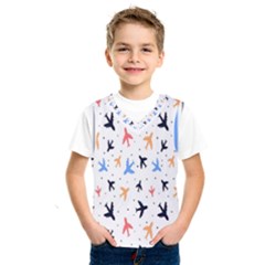 Sky Birds - Airplanes Kids  Basketball Tank Top by ConteMonfrey