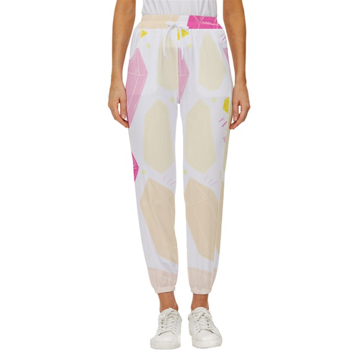 Crystal Energy Cropped Drawstring Pants