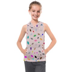 Bottle Pattern Water Flat Kids  Sleeveless Hoodie by Ravend