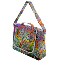 Flower Nature Garden Bloom Flora Box Up Messenger Bag by Ravend