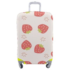 Strawberries Pattern Design Luggage Cover (medium) by Wegoenart