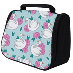 Classy Swan Pattern Full Print Travel Pouch (big) by Wegoenart