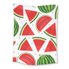 Watermelon Cuties White Medium Tapestry by ConteMonfrey