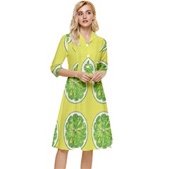 Yellow Lemonade  Classy Knee Length Dress by ConteMonfrey