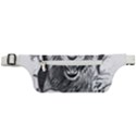 Drawing Angry Male Lion Roar Animal Active Waist Bag View1