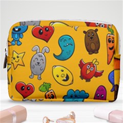 Graffiti Characters Seamless Ornament Make Up Pouch (medium) by Wegoenart