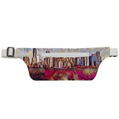 New York Skyline Manhattan City Active Waist Bag by Wegoenart