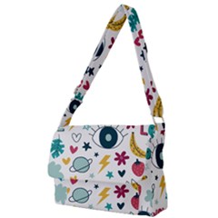 Wallpaper Background Cute Design Full Print Messenger Bag (l) by Wegoenart