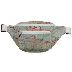 Misc Map Wallpaper Fanny Pack by Wegoenart