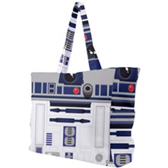 Robot R2d2 R2 D2 Pattern Simple Shoulder Bag by Jancukart