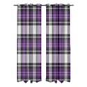 Purple Black Plaid Window Curtain (Large 96 ) View1