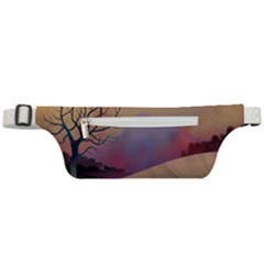 Landscape Illustration Nature Sky Active Waist Bag by Wegoenart