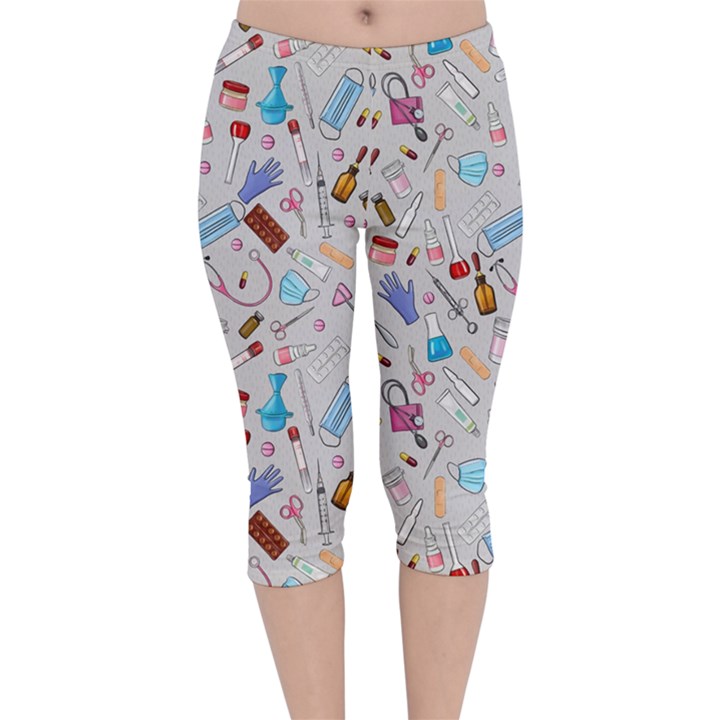 Medical Devices Velvet Capri Leggings 