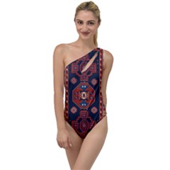 Armenian Old Carpet  To One Side Swimsuit by Gohar