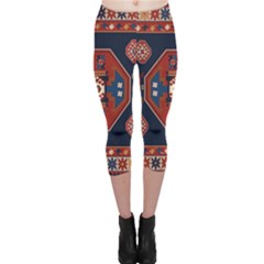 Armenian Carpet Capri Leggings  by Gohar