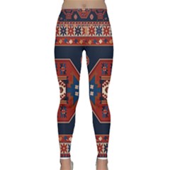 Armenian Carpet Lightweight Velour Classic Yoga Leggings by Gohar